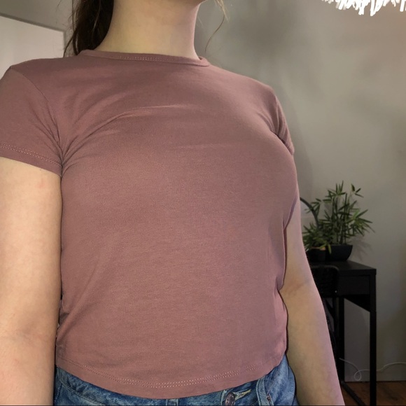 Ardene pink baby tee - Picture 2 of 3